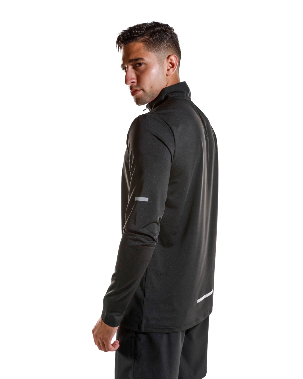 Half-Zip Long-Sleeve Top